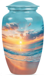 Wholesale Metal Cremation Urns for Adult Human <b>Ashes</b> Modern Design Funeral Supplies Casket Memorial <b>Keepsake</b> - Product Image 5