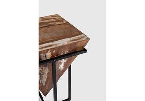Modern Solid Mango Wood Handmade Eco-Friendly Console <b>Table</b> Living Room Furniture Hotel Use <b>Leg</b> Base Design Manish Art - Product Image 3