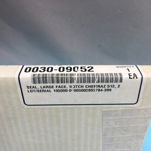 AMAT 0030-09052 <b>SEAL</b>, LARGE FACE, NOTCH CHEMRAZ - Trusted Global Legacy Semiconductor Equipment and Parts at - Product Image 3