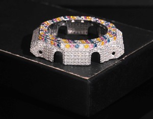 Reloj Digital GA2100 Personalizado Ice Thunder con Cristales Brillantes, Estilo Hip Hop, Reloj de Moda Urbana de Lujo para Hombre - Product Image 3