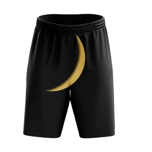 Shorts Deportivos Negros de Secado Rápido, Sublimados, con Diseño Personalizado, Cordón Ajustable, para Uniformes de Equipo, con Nombre del Equipo Personalizado - Product Image 1