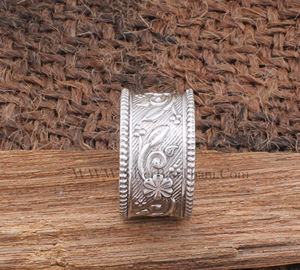 Bague en argent sterling 925 motif fleur, anneaux empilables marguerite naturelle pour femme, alliance en argent motif rose - Product Image 6