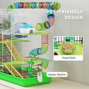 Gabbia per Animali Domestici in Acciaio Inox e Vetro per Criceti Piccoli, Medi e Grandi - Uso Interno e Personalizzabile di Lusso - Product Image 4