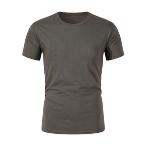 Camiseta Deportiva con Cuello en V para Hombre, Transpirable, de Seda de Morera, Manga Corta - Product Image 2