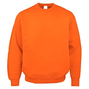Sudadera de Cuello Redondo Lisa Extra Grande para Hombre, de Alta Calidad, Algodón y Felpa, Estilo Urbano, Unisex, Invierno, Venta al Por Mayor - Product Image 5