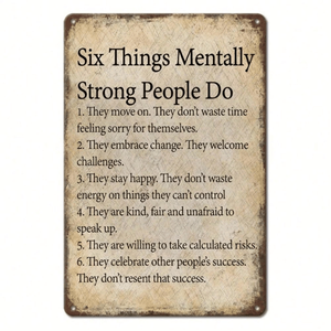 CIFbuy Targa in Alluminio Vintage Rustica 8x12 Pollici (20.3x30.5cm) per Casa, Bar, Garage, TikTok per Servizio Ritiro Temu - Product Image 1