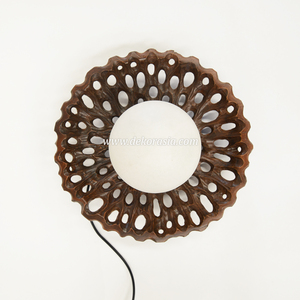 Luxury Elura Teak Wood LED Wall Lamp Modern Decorative Style for Home Interior Bedroom Living Room Hotel - Product Image 4