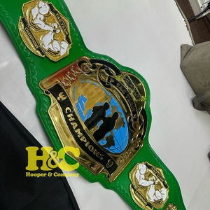 Customized Fighting & Wrestling Championship Belt with Pu Leather and Brass Eco-friendly Unisex High Waist Match Winner Strap - Product Image 4