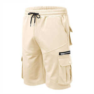 Shorts cargo urbains pour hommes, coupe ample en toile avec cordon de serrage, pour l'été et les activités de plein air, vente en gros, haute qualité - Product Image 5