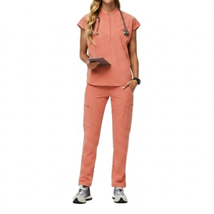Custom Medical <b>Scrubs</b> <b>Set</b> Nurse Uniform Breathable Comfortable Hospital Workwear OEM Trusted Supplier <b>Scrub</b> Suits OEM - Product Image 5
