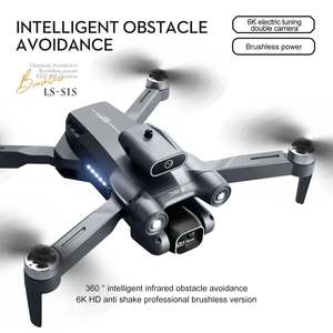 Drone UAV LS S1S Prosumer avec double caméra 6K, évitement d'obstacles à 360°, pliable, vol stationnaire par flux optique, portée de 5 km, photographie aérienne 6K - Product Image 4