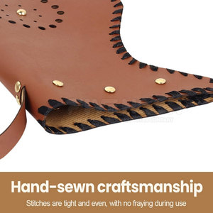 High Quality Leather <b>Quiver</b> For Archery Strong Stitching Comfortable Wear Adjustable Belt Outdoor Hunting Target Practice - Product Image 3