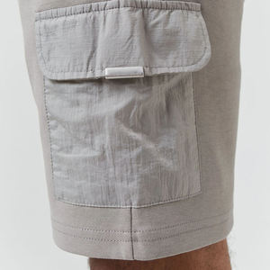 Conjunto de Camiseta Gris Claro Personalizada para Hombre, Pantalones Cortos Casuales de Verano, Traje Deportivo Transpirable, Ropa Urbana - Product Image 4