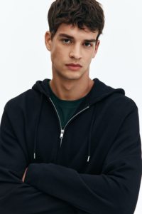 Sweat à capuche personnalisé pour homme en molleton de coton premium, pull-over chaud d'hiver, streetwear décontracté - Product Image 2