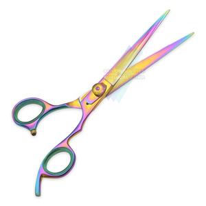 Ciseaux de coupe de cheveux de coiffeur professionnel de haute qualité cisaillement Multi couleurs 6.5 pouces ciseaux de coiffeur pour ciseaux de coiffeur de Salon - Product Image 2