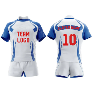 Kit de rugby personnalisé Endeavour avec imprimé Union Jack bleu rouge 18, polyester à séchage rapide, vêtements de sport unisexes pour adultes - Product Image 4