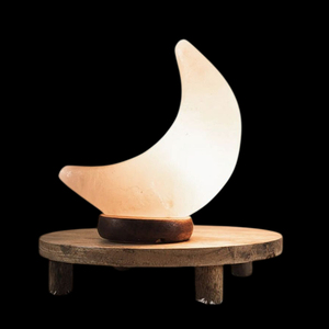 Luxury Himalayan <b>Moon</b> Salt Lamp Premium Hand Finished <b>Crystal</b> Home Décor Light with Personalized Logo OEM Manufacturing Services - Product Image 3