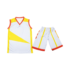 Best Selling Custom Design Basketball Uniform New Arrival High Quality 100% Polyester Material Plus Size Best Design Sets - Product Image 1