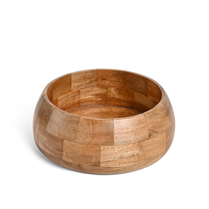 Bol à salade et de service en bois d'acacia éco-responsable fait main, moderne, pour fruits, idéal pour fêtes, mariages, cuisine, salle à manger FAIZA CRAFT - Product Image 1