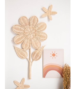 Décoration en rotin à base de fibres végétales naturelles pour la chambre d'enfant, aménagement intérieur durable et éco-responsable. - Product Image 4
