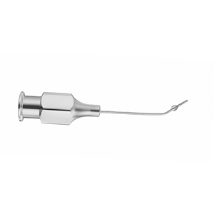 NAZIR HABIB CORPORATION Canule ophtalmique à port latéral en acier inoxydable, instrument microchirurgical, certification CE, conception Shepard - Product Image 5