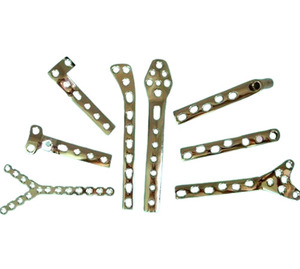 Placas Ortopédicas Veterinarias Quirúrgicas de Titanio 2.4/2.7/3.5mm, Placa de Bloqueo para Animales con Certificación CE - Product Image 2