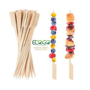 Bamboo Skewers for Food Service <b>BBQ</b> Grilling Catering and Party Appetizers Natural Food Picks for Various Dishes - Product Image 1
