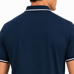 Polo homme premium, tissu doux, col à bordure, coupe confortable, tissu respirant, séchage rapide, style classique, vêtements premium pour homme - Product Image 5