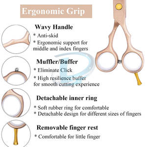 ชุดกรรไกรตัดผมดีไซน์ใหม่ ผลิตจากโรงงาน ชุดกรรไกรตัดผมราคาประหยัด - Product Image 5