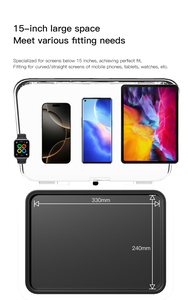 Machine de réparation d'écran de tablette TBK 708 grande taille 15 pouces pour <span class=keywords><strong>iPad</strong></span>, rénovation d'écran LCD, laminateur sous vide et débullleur <span class=keywords><strong>2</strong></span> en 1 - Product Image 2