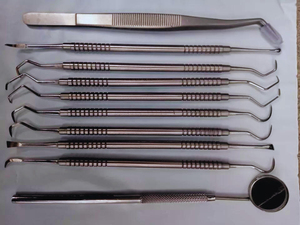 Kit de restauration dentaire en composite, instruments dentaires, double set de 10 outils de sculpture, équipement dentaire - Product Image 4
