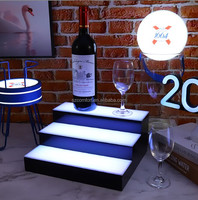Night Club Bottle Presenter Robot VIP Bottle Service Delivery Presenter LED Tray Holder Led Whisky Bottle Glorify