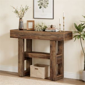 Main Control <b>Console</b> <b>Table</b> with Storage Space for Use As a <b>Sofa</b> <b>Table</b> Entrance Desk or Storage Desk - Product Image 2