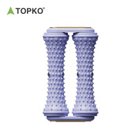 Rouleau de massage pour les pieds TOPKO de haute qualité, double bâton pour hommes et femmes, massage corporel, rouleau de massage pour les pieds