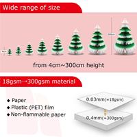 Umweltfreundliche Weihnachtsbaumschmuck aus Kunstpapier, 25cm, Rot und Türkis, Handgefertigte Dekorationen für Festliche Anlässe