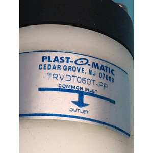 PLAST-O-MATIC TRVDT050T-PP 1/2" POLYPRO TROIS PORTS - Équipement et pièces semi-conductrices de renommée mondiale à confiance - Product Image 6