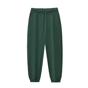 Plain Loose Fit Fleece Joggers <b>Men</b> Casual Elastic Band <b>Cuffed</b> Sweatpants <b>Trousers</b> - Product Image 1