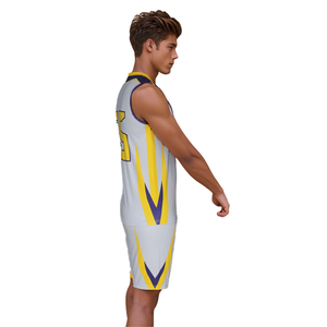 Custom Men's Volleyball Competition Uniforms Performance Sportswear Custom name and number Jersey and <b>Shorts</b> Set for Game - Product Image 3