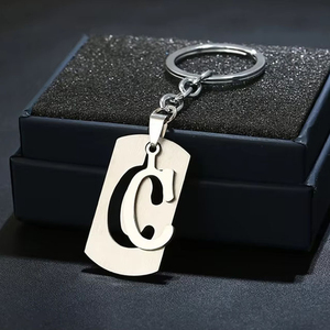 Wholesale <b>Custom</b> Metal Keychain Engraved Logo <b>Key</b> <b>Rings</b> Durable Alloy <b>Key</b> Holder for Promotion Souvenir <b>Custom</b> Color - Product Image 3