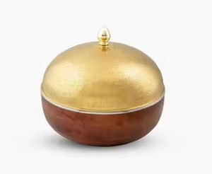Top Trending Casserole Hot <b>Pot</b> White Mosaic Shell Inlay Body Textured Metal Lid Hot Dish <b>Set</b> for Hotel Buffet Casserole Hot <b>Pot</b> - Product Image 5