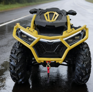 Quad agricole 4x4 vert clair, moteur essence 1000cc, 1000W, transmission par arbre automatique avec blocage de différentiel, certifié EPA/ECE - Product Image 3