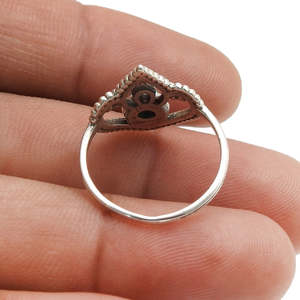 Modern Collection Rainbow Moonstone <b>Ring</b> <b>Crafted</b> From 925 Sterling Silver <b>Ring</b> Unique Design <b>Ring</b> Available At Reasonable Price - Product Image 3