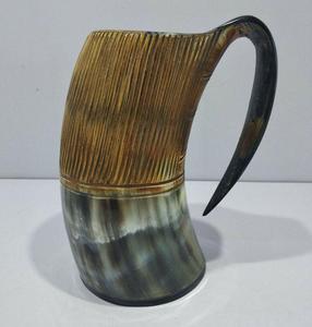 Taza para Beber de Cuerno de Búfalo, Forma Natural, Diseño Rústico Pulido, Duradera, Artículo Coleccionable - Product Image 4