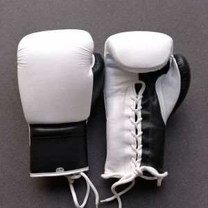 Gants de boxe MMA professionnels récents, à lacets, respirants, séchage rapide, en cuir véritable, rembourrage en crin de cheval, entièrement personnalisables, pour adultes - Product Image 5
