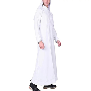 Camisa Islámica de Alta Calidad para Hombre, Diseño Saudí, Manga Larga, Largo hasta el Tobillo, Transpirable, Ecológica, de Secado Rápido, en Algodón/Personalizada - Product Image 2