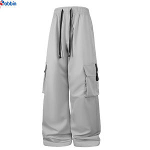 Top Trending Men's <b>Winter</b> Sport Pants Customized Mid New Style Lightweight Men's Casual Cargo Pants Elastic Waist Loose Wide Leg - Product Image 5
