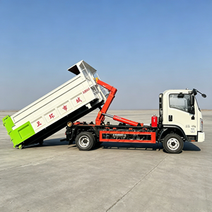 Precio de fábrica Da Yun 4*2 10T Camión de basura con gancho elevador y brazo hidráulico para residuos - Product Image 6
