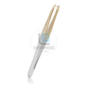 Pince à épiler en acier inoxydable à pointe dorée, style 2026, la plus vendue et dernière tendance - Product Image 5