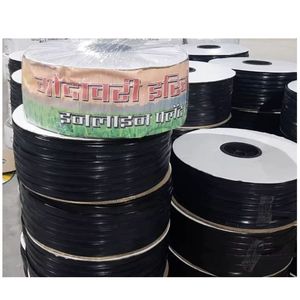 JIVANDHARA IRRIGATION Cinta/Manguera/Tubería de Riego por Goteo de Plástico Negro de 0.2mm, 0.3mm, 0.4mm de Espesor y 16mm de Ancho con Goteros Planos para - Product Image 2