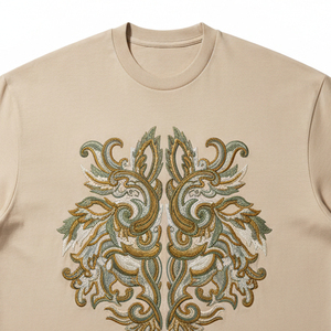 เสื้อยืดโอเวอร์ไซส์ถักลายกราฟิกแบบวินเทจ ล้างสีแบบแอซิดวอช สั่งทำได้ ขายส่งจำนวนมาก สไตล์สตรีท ผ้าหนา ทรงหลวม - Product Image 5